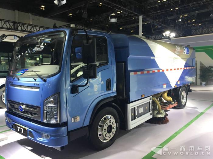 比亞迪T7純電動(dòng)掃路車