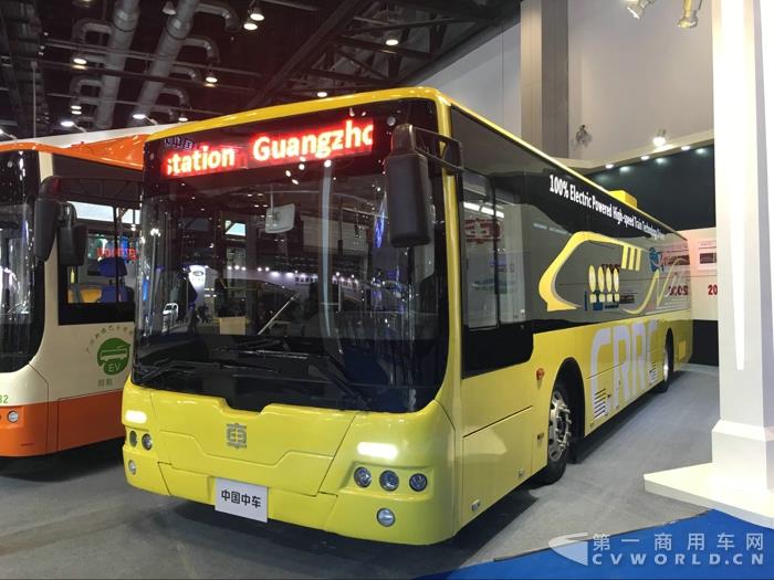 中車電動(dòng)12米純電動(dòng)客車